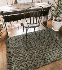 Macrame Rug - 100cmx150cm, Khaki